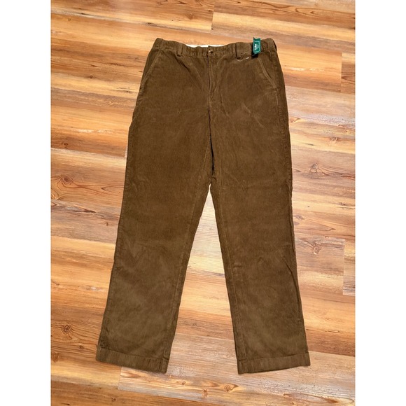 L.L. Bean Other - LL Bean Mens Comfort Waist Corduroy Pants Sepia Brown 36x34